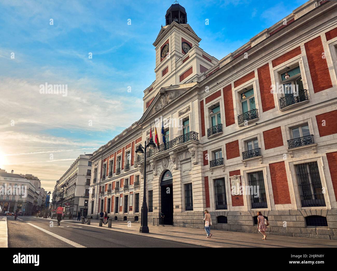 Casa de Correos building located at Puerta del Sol square, one of the ...