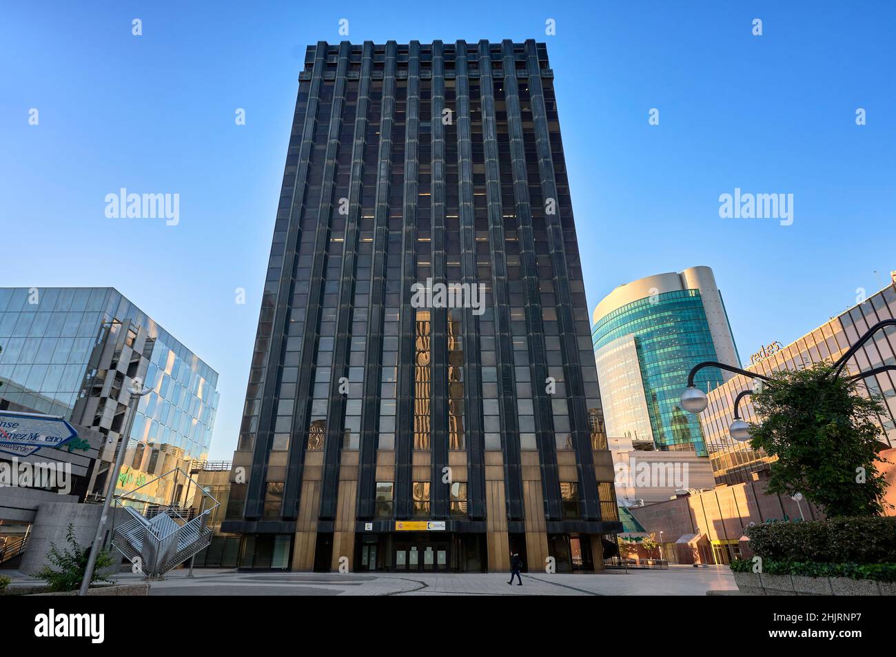 Spanish Patent and Trademark Office headquarters. AZCA district, Madrid, Spain. Stock Photo