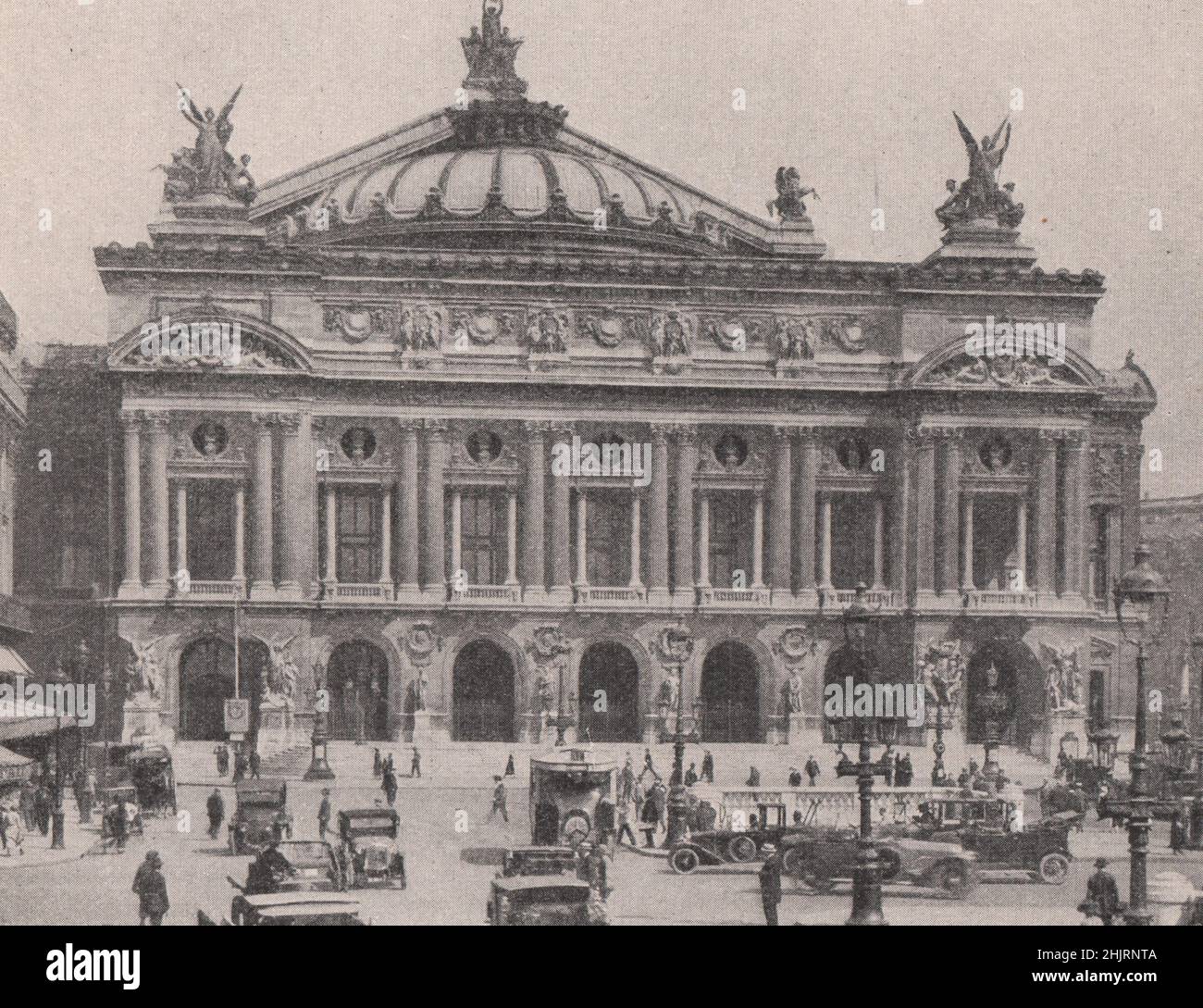 Fashionable Parisian Institution: The famous opera house. Paris  (1923) Stock Photo