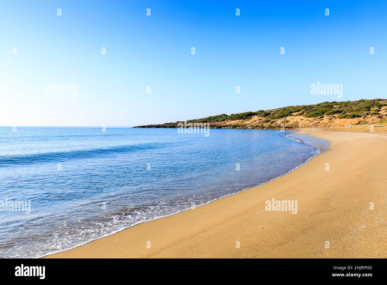 Marianelli Beach near Noto, Sicily, Italy Stock Photo