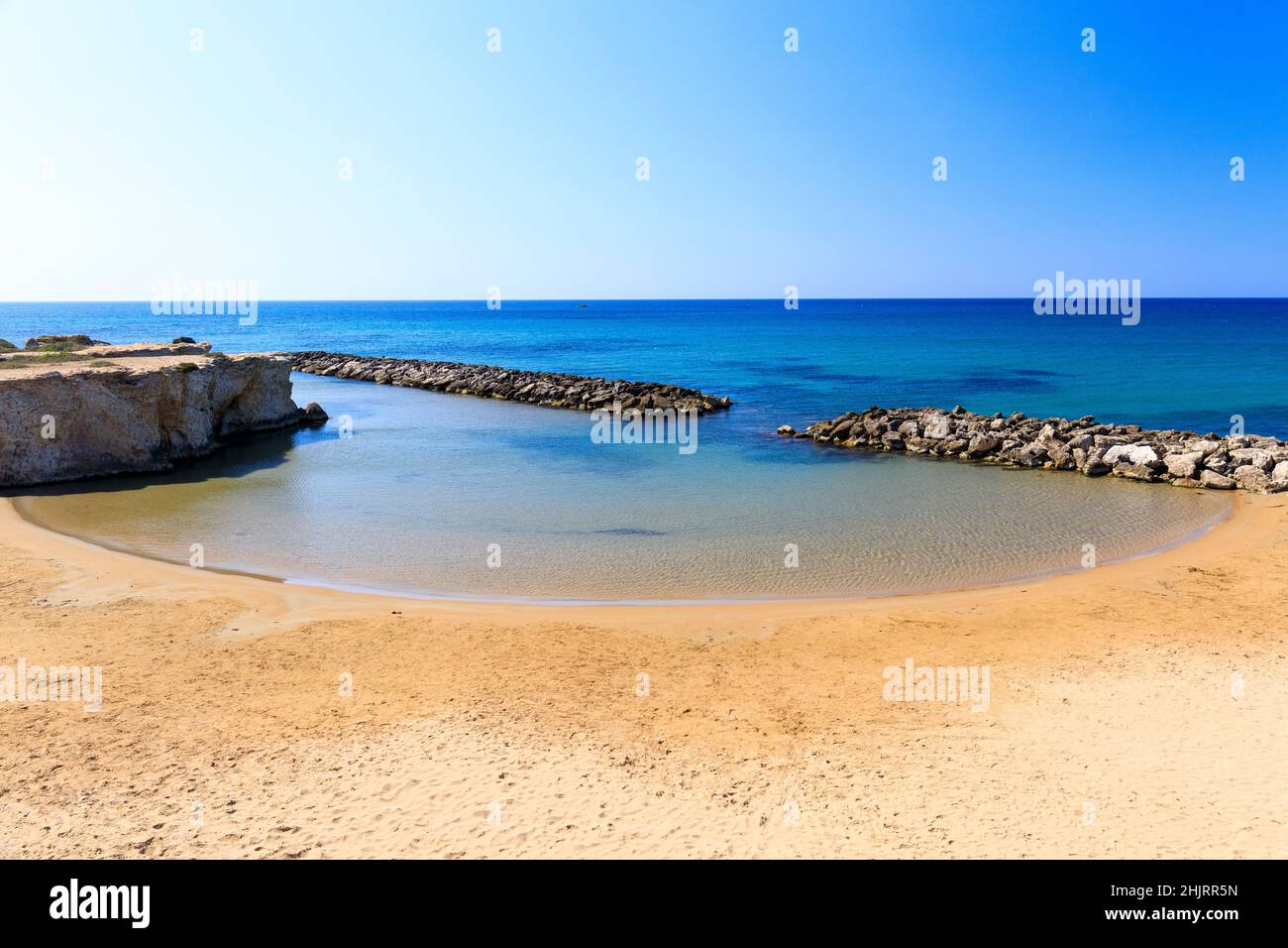Punta Cirica o Cozzo Ciriga Beach, Sicily, Italy Stock Photo