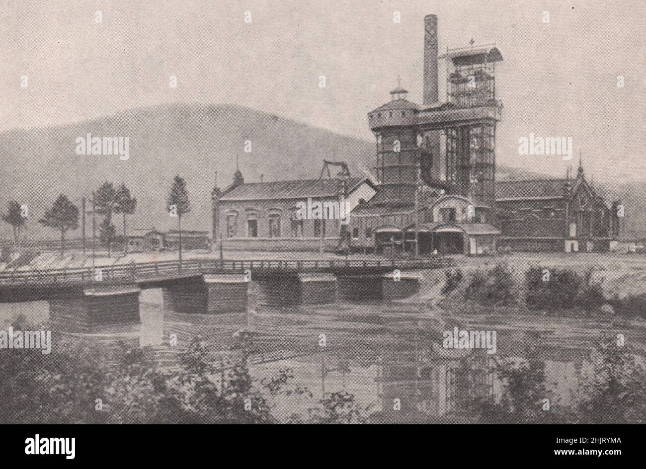 One of the Great Iron Works in the Siberian Ural District. Russia (1923