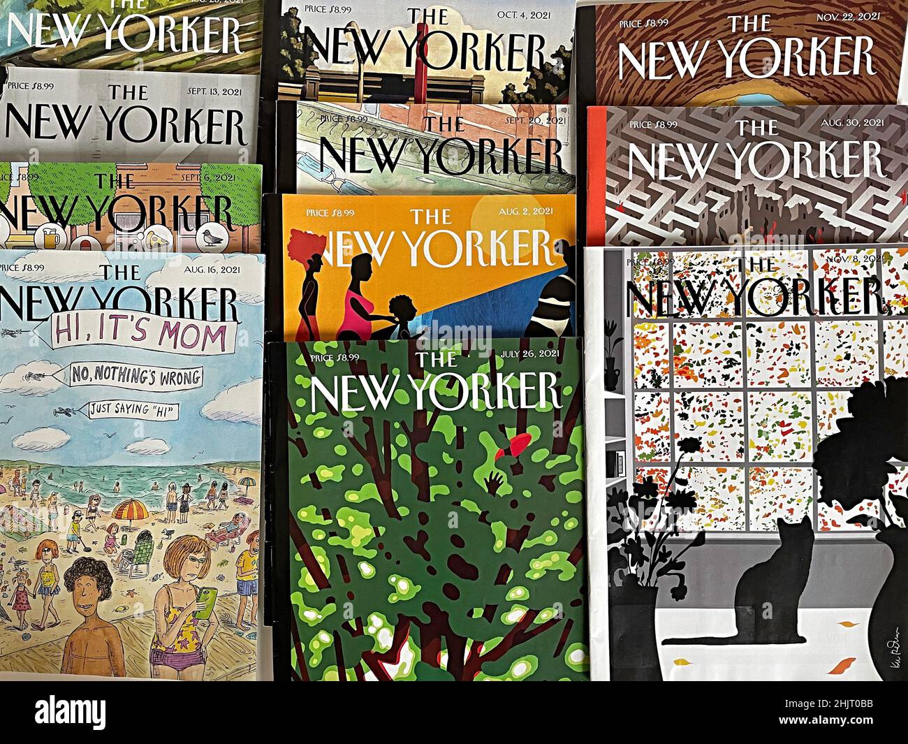 The new yorker cover hi-res stock photography and images - Alamy