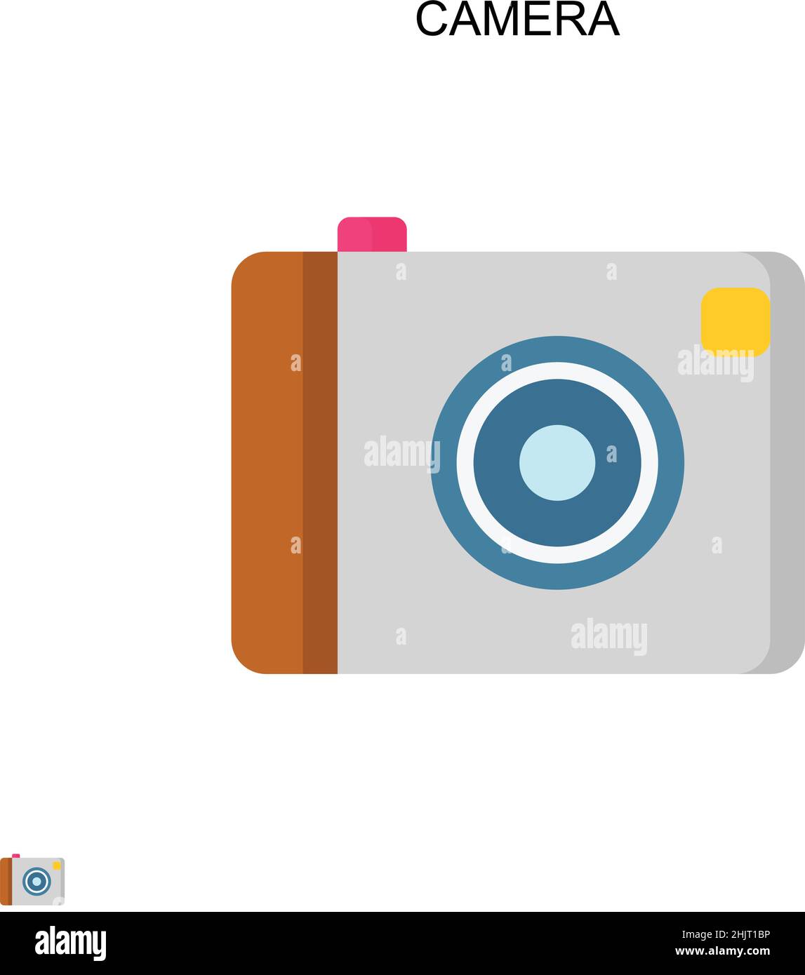 Camera Simple vector icon. Illustration symbol design template for web ...