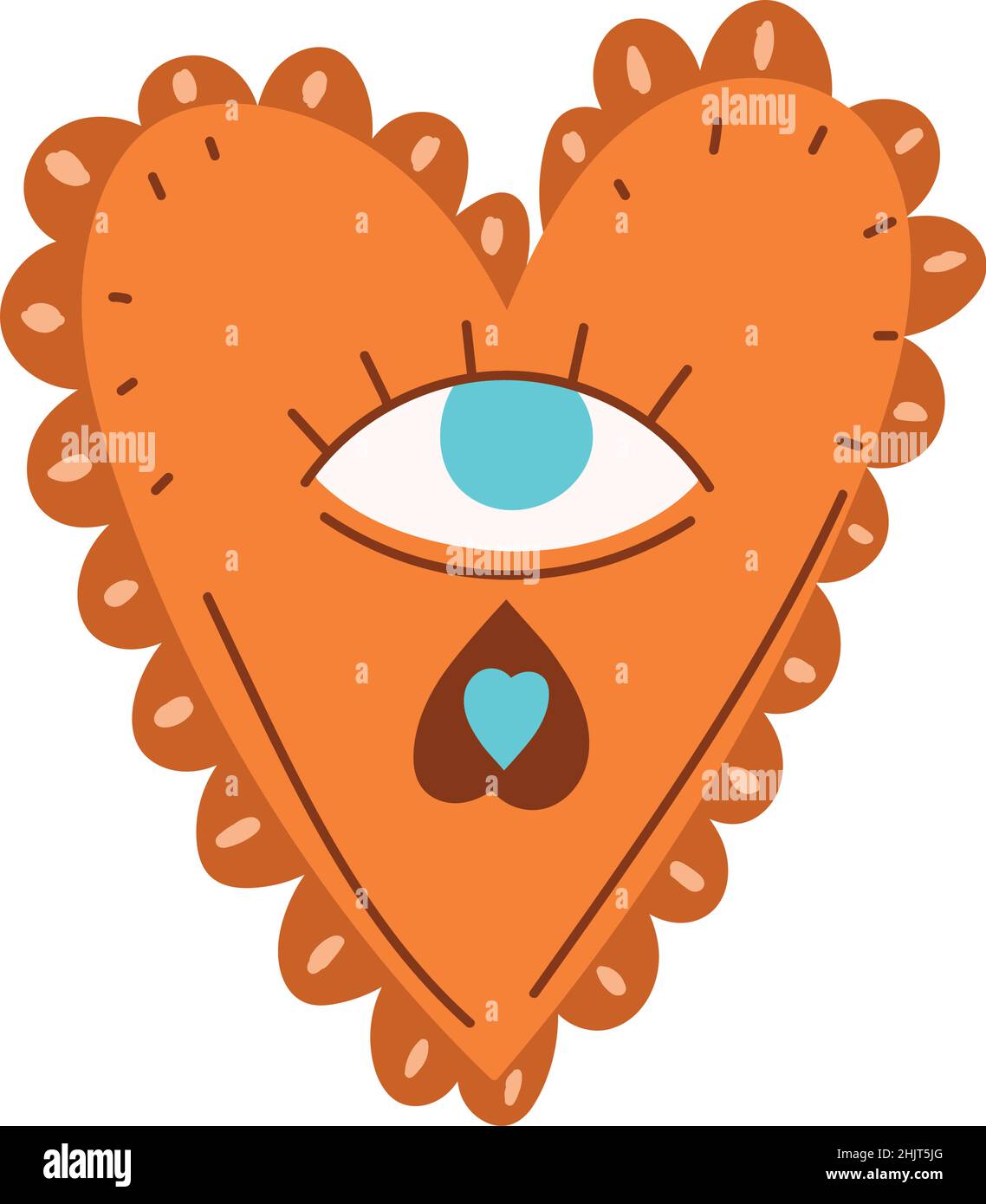 heart eye cartoon Stock Vector Image & Art - Alamy