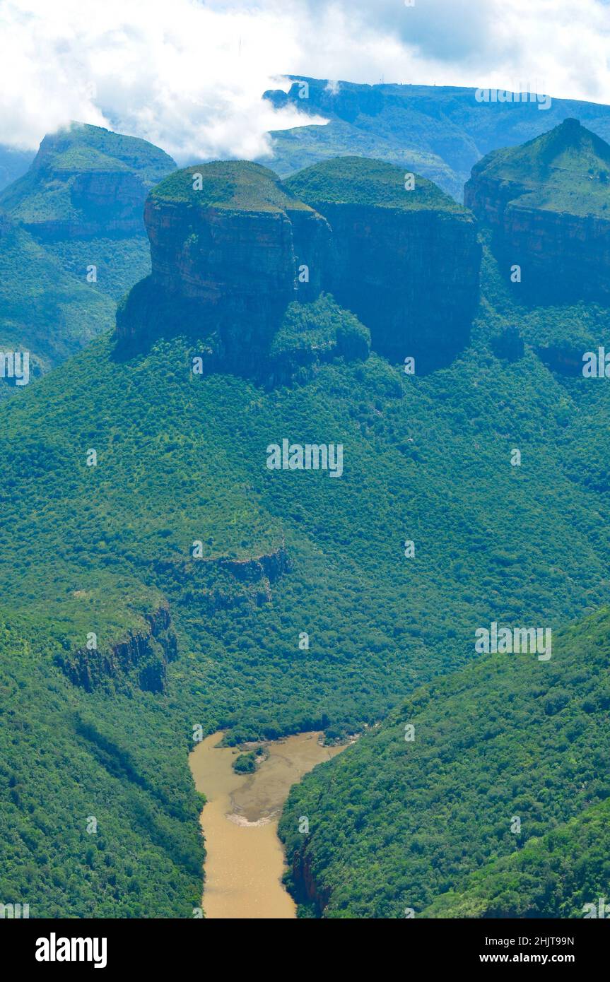 View of Blyde River Canyon, Mpumalanga province, South Africa Stock