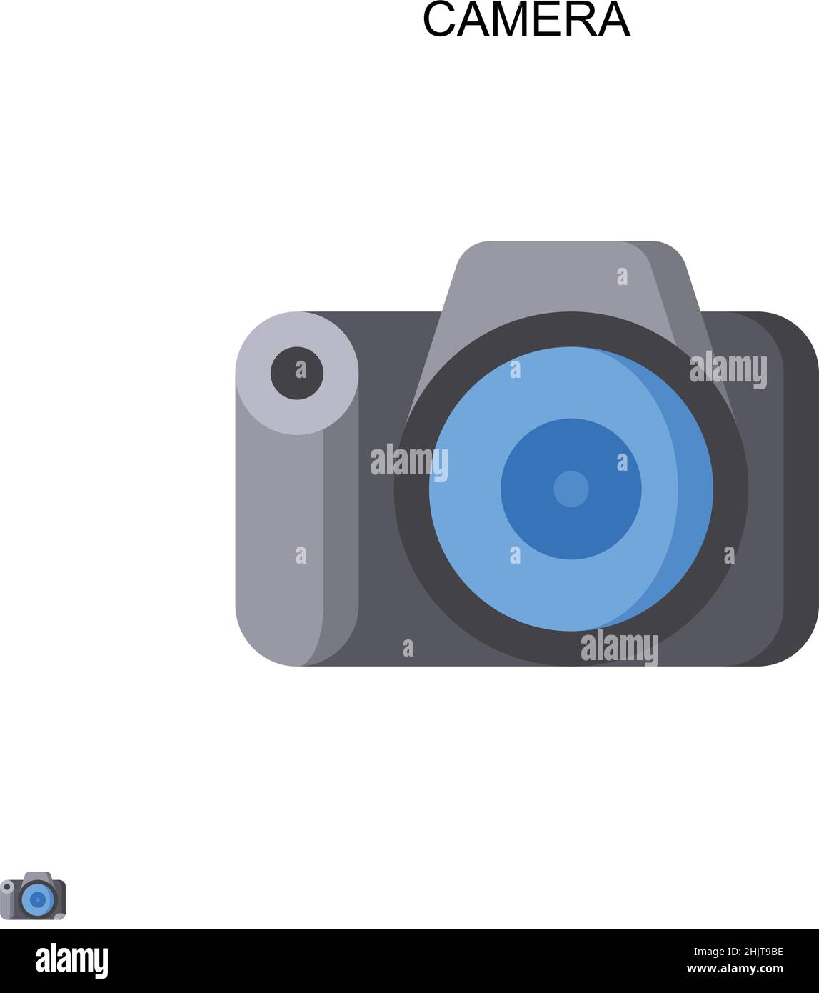 Camera Simple vector icon. Illustration symbol design template for web ...