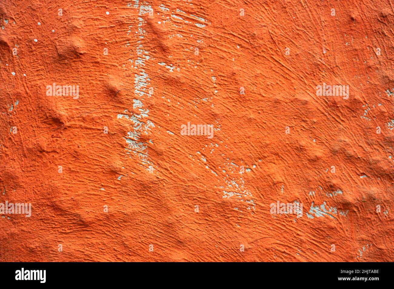 Plaster background, textured plaster wall, copy space, text space Stock