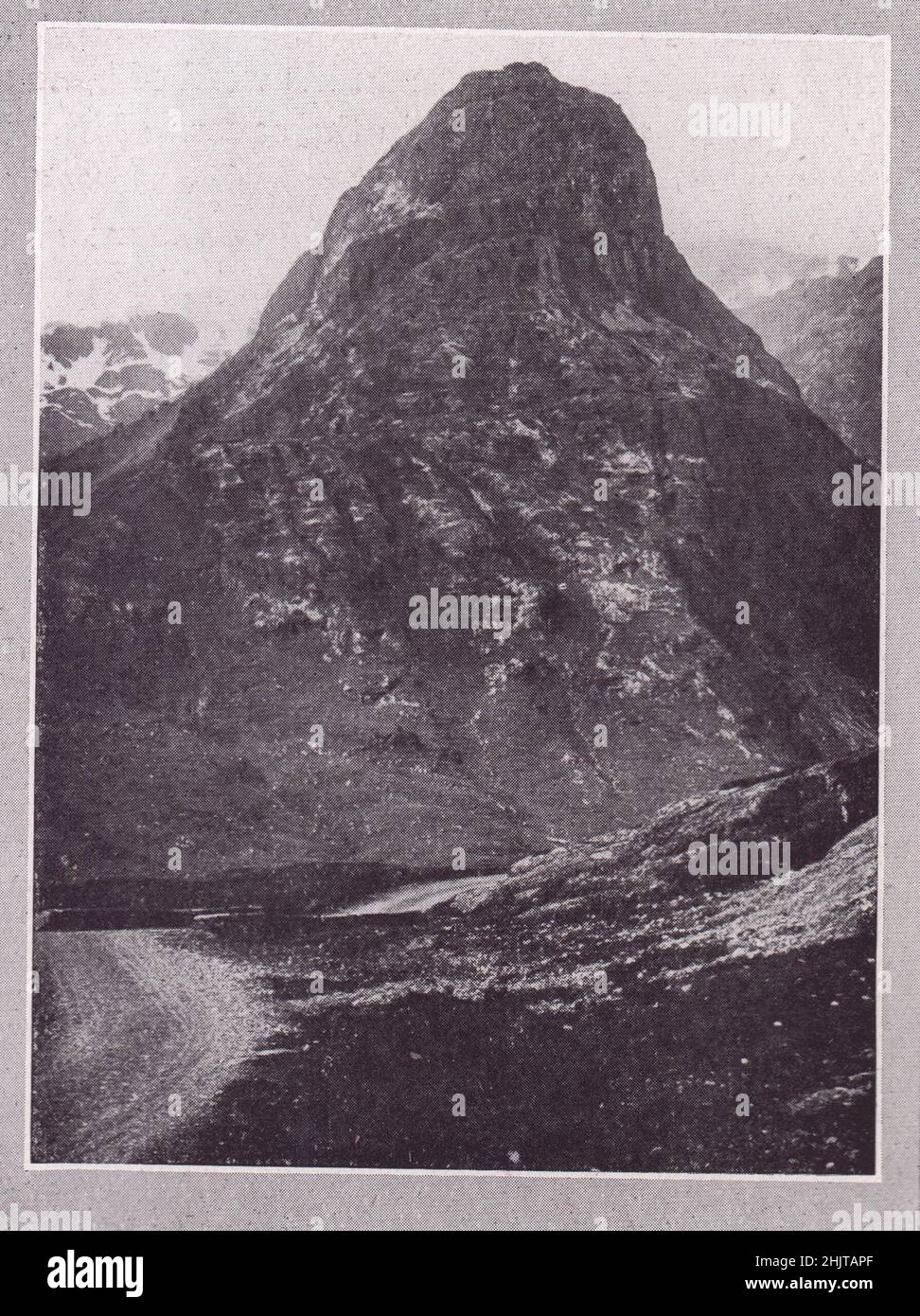Pass of Glencoe from near the Bridge of Three Waters. Argyllshire (1913) Stock Photo