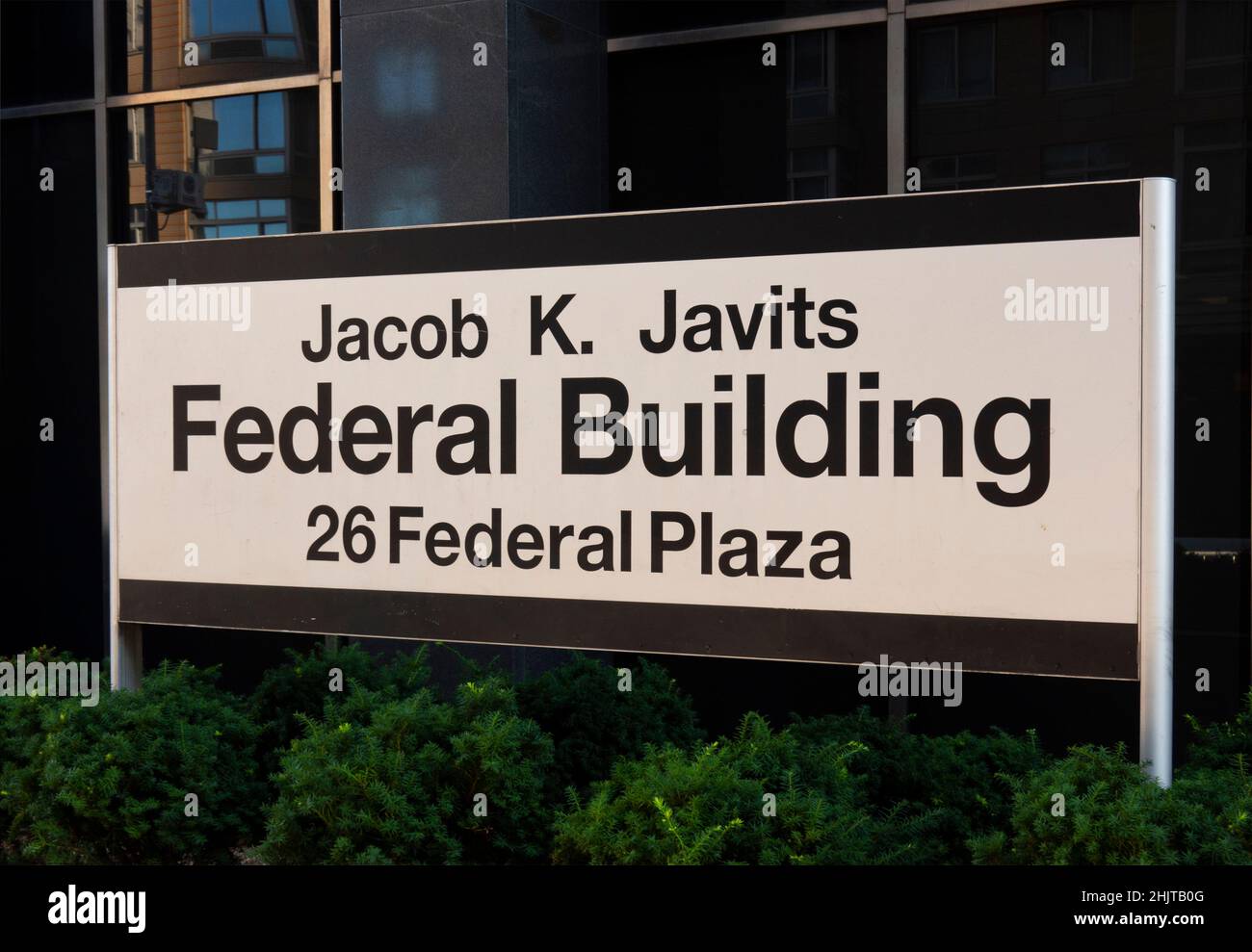 Jacob K Javits Federal building 26 federal plaza Manhattan NYC Stock Photo