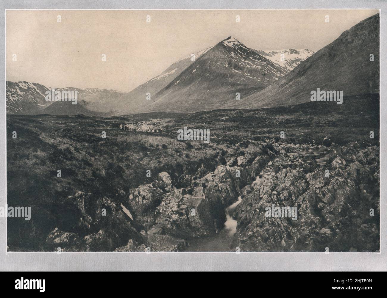 Corrie Bau, Black Mount. Argyllshire (1913) Stock Photo