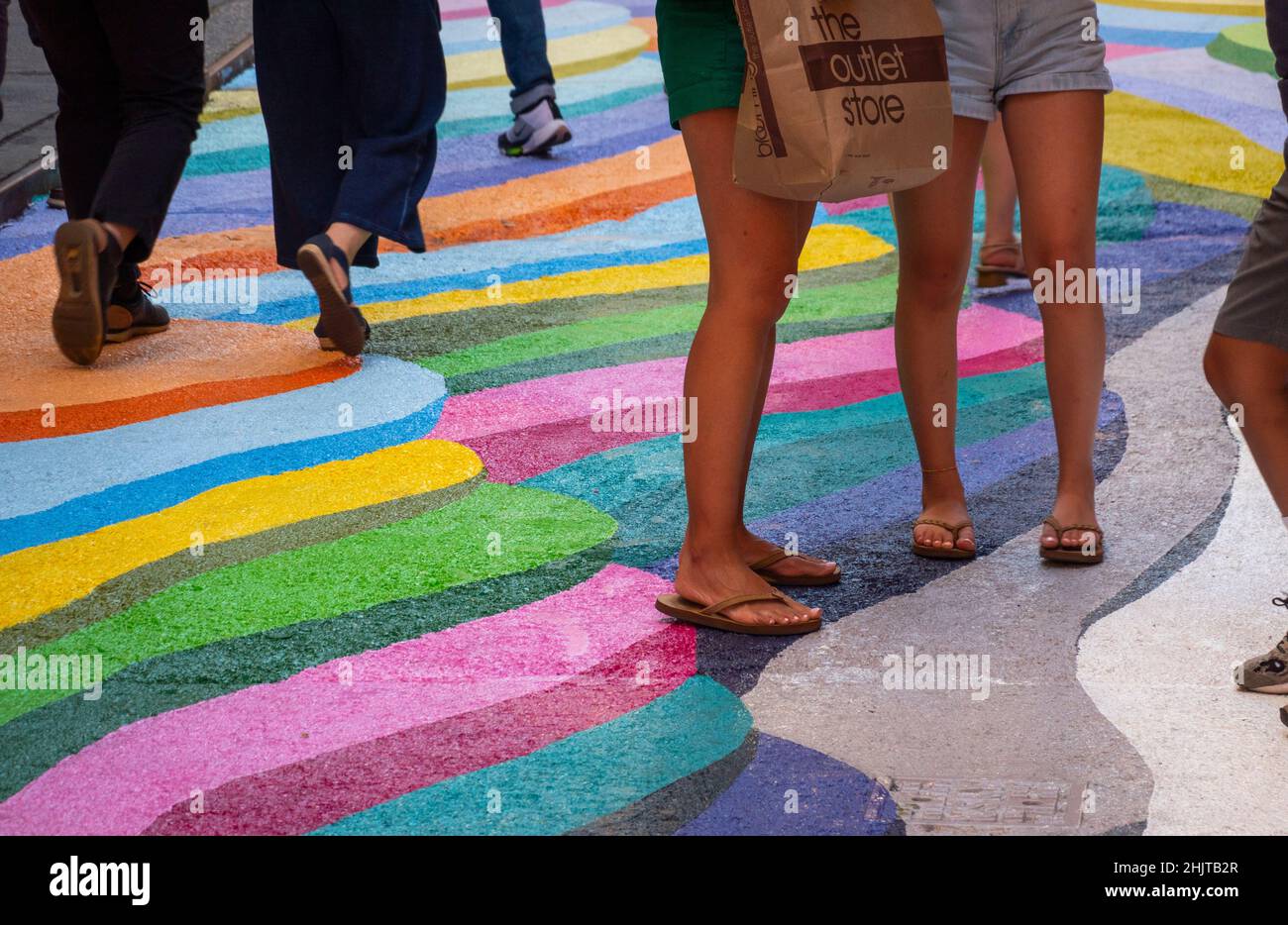 Chinatown area of Manhattan New York City Stock Photo