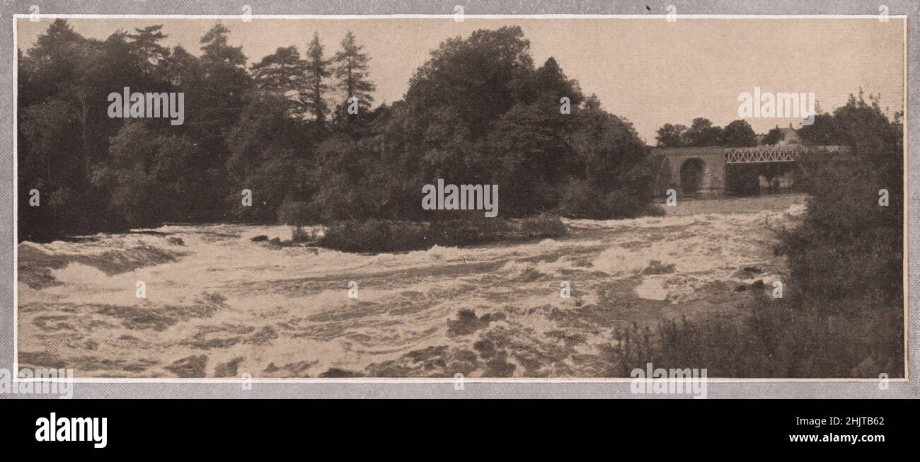 The River Erne at Belleek. County Armagh (1913 Stock Photo Alamy