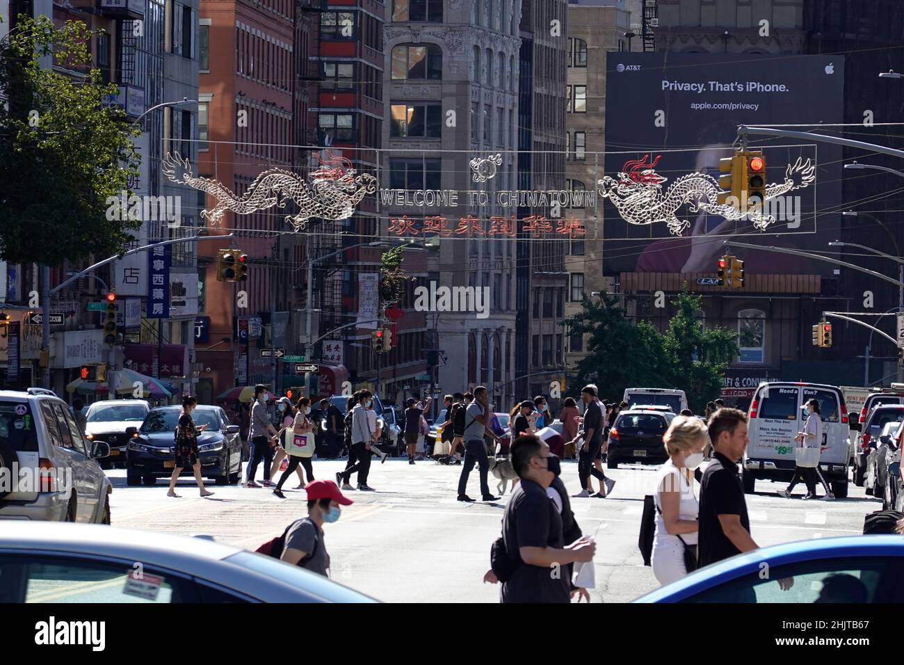 Chinatown area of Manhattan New York City Stock Photo