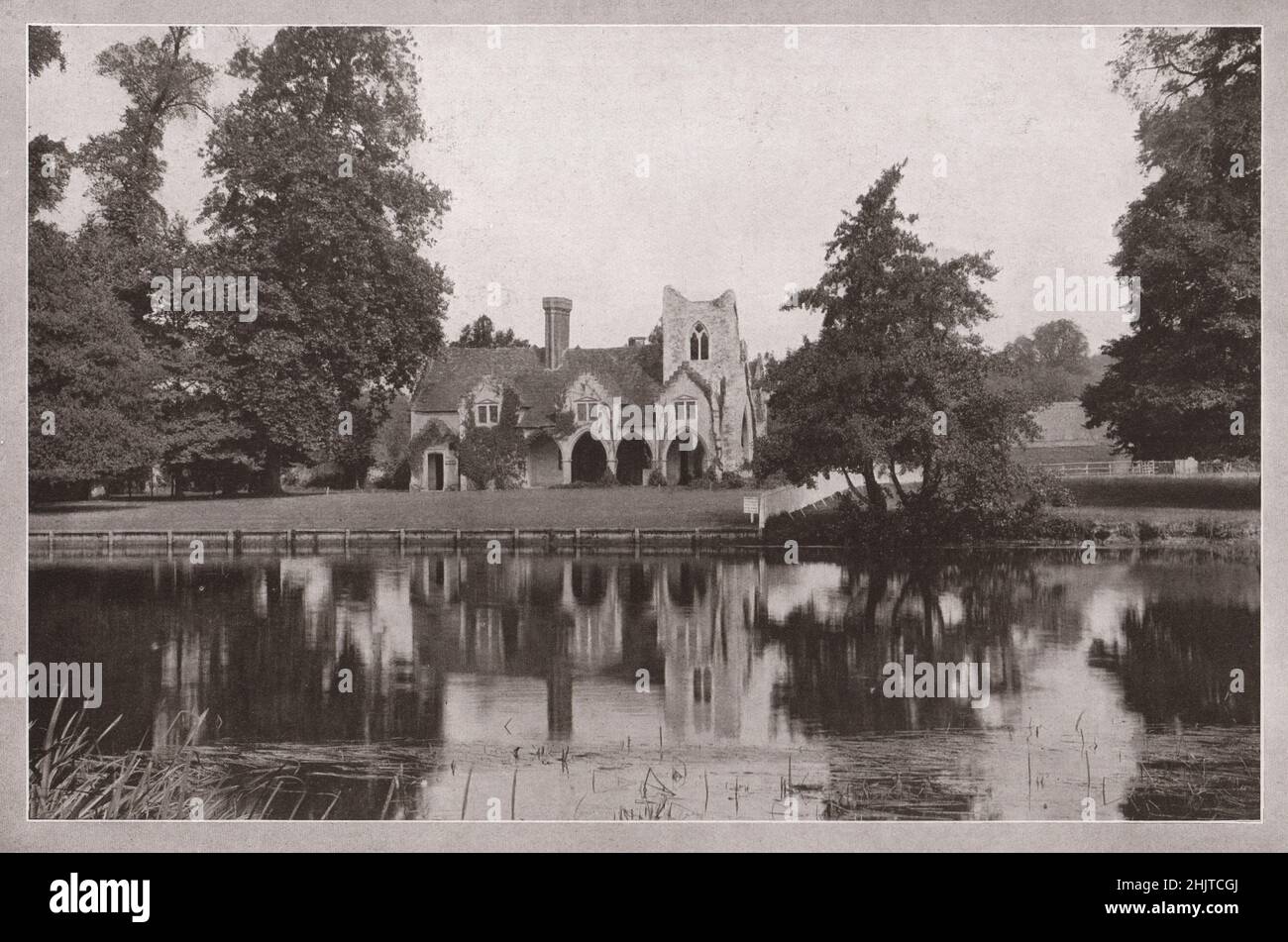 Medmenham Abbey. Buckinghamshire (1913) Stock Photo