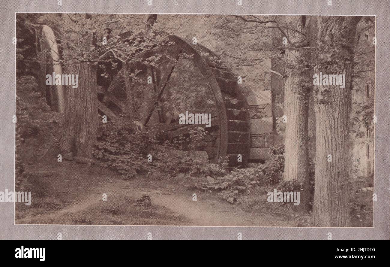 Old Mill, Petit Bôt. The Channel Islands (1913) Stock Photo