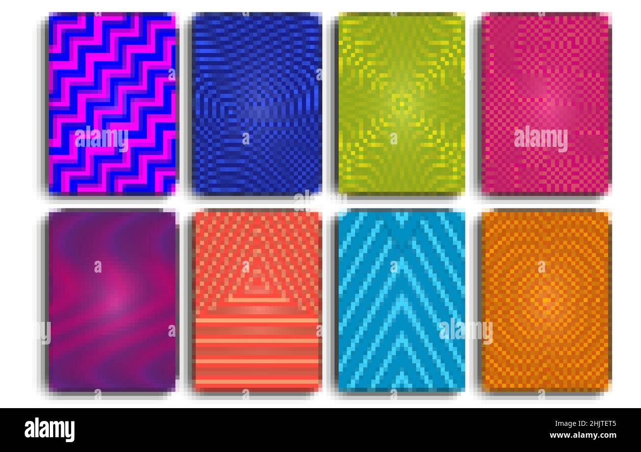 Minimal covers design set. Geometric patterns. Vector template brochures, flyers, presentations, magazine a4 size Stock Vector