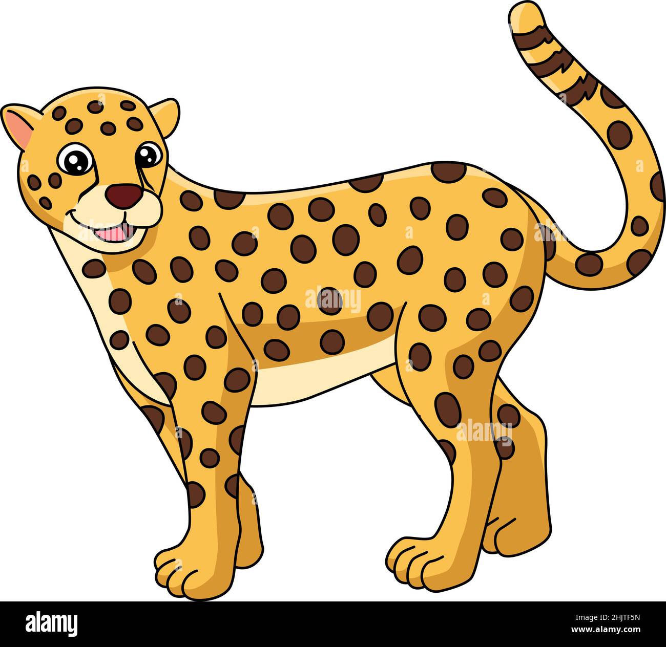 Cheetah cartoon hi-res stock photography and images - Alamy