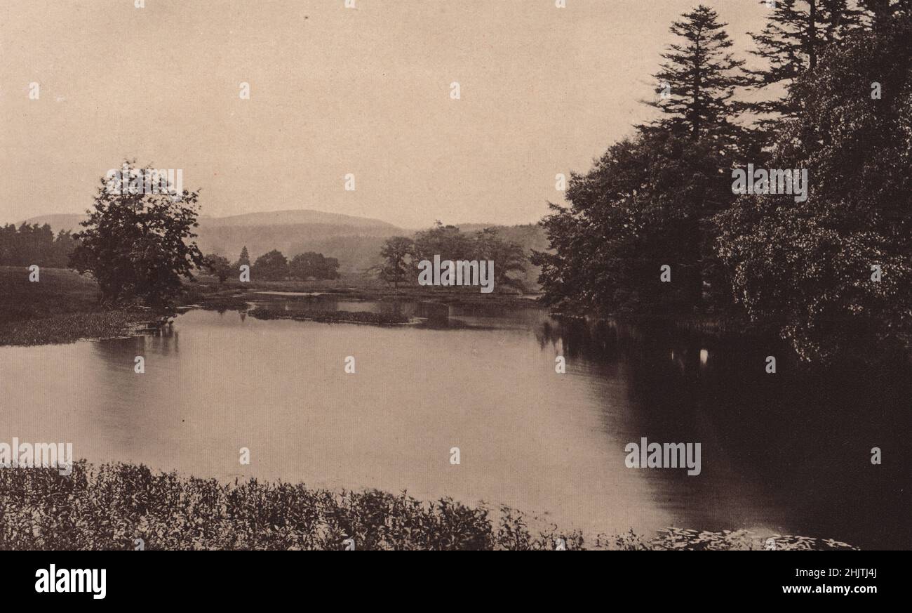 Dalswinton Loch. Dumfries (1913) Stock Photo