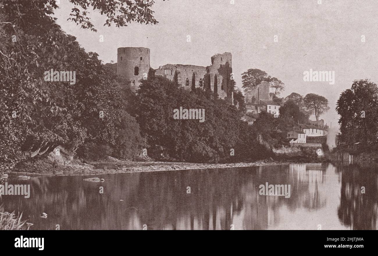 Barnard Castle : The Castle. Durham (1913) Stock Photo