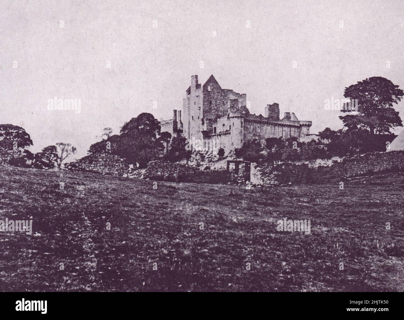 Craigmillar Castle, near Edinburgh. Edinburghshire (1913) Stock Photo