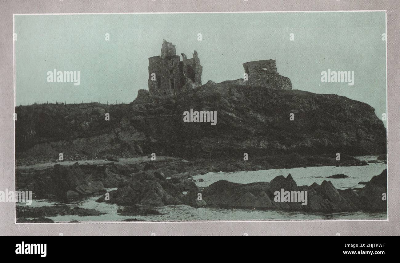 Newark Castle, St. Monance. Fifeshire (1913 Stock Photo Alamy