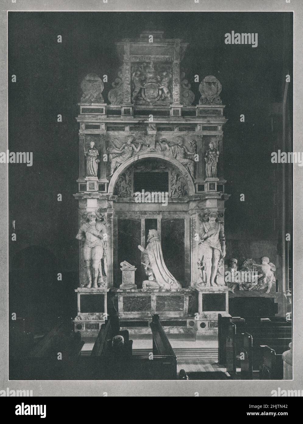 The Earl of Dunbar's Tomb, Dunbar. Haddingtonshire (1913) Stock Photo