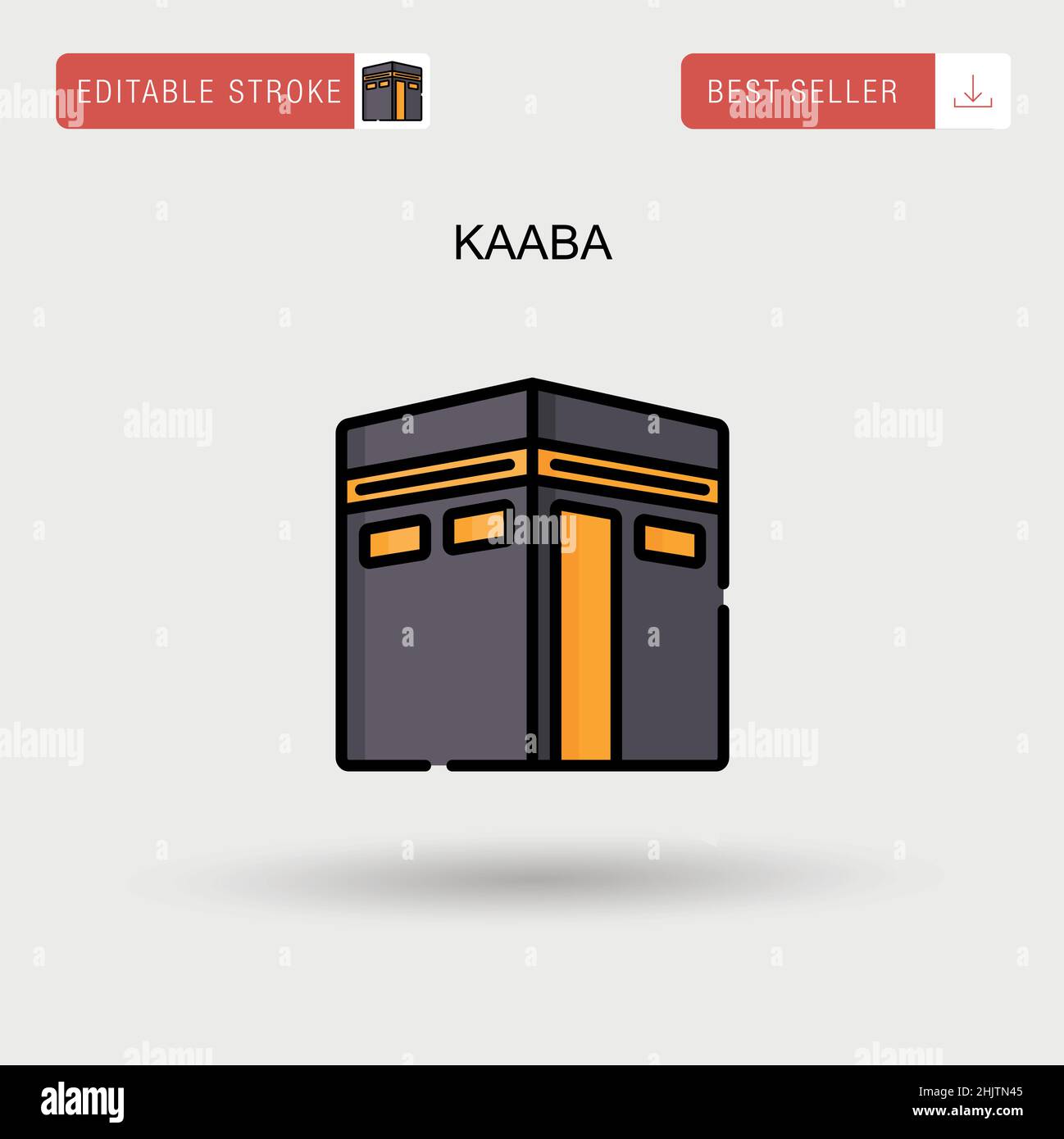 Kaaba Simple vector icon Stock Vector Image & Art - Alamy