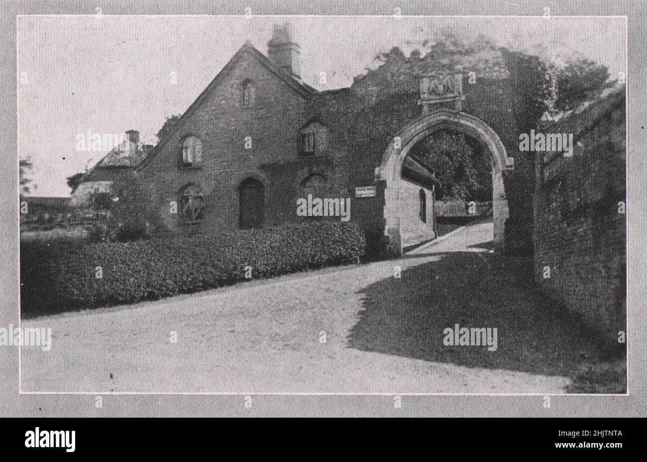 Gateway, Basing House. Hampshire (1913) Stock Photo