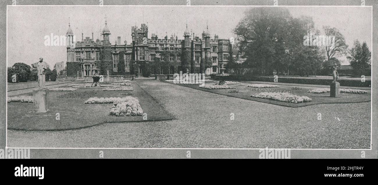 Knebworth House, Knebworth. Hertfordshire (1913 Stock Photo Alamy