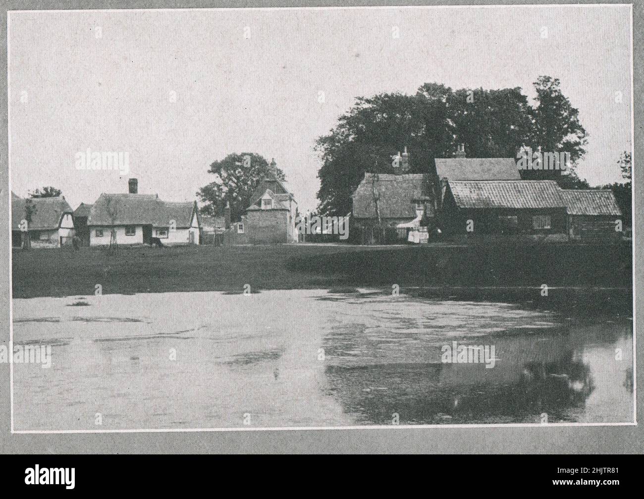 Brampton Village. Huntingdonshire (1913) Stock Photo