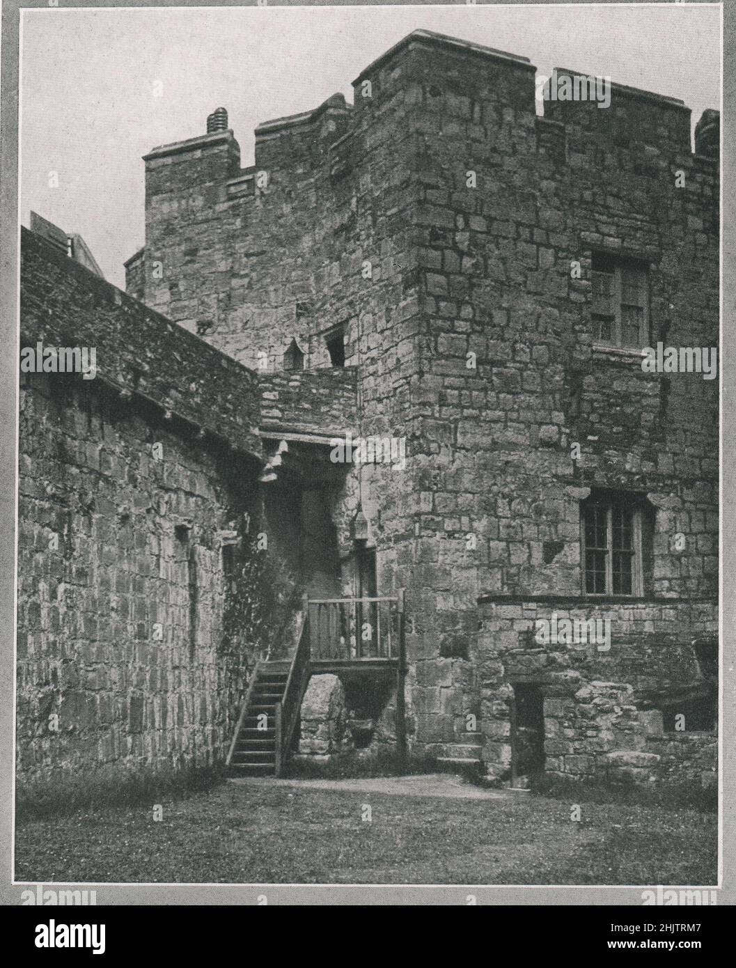 Castle Rushen, Castletown. Isle of Man (1913) Stock Photo