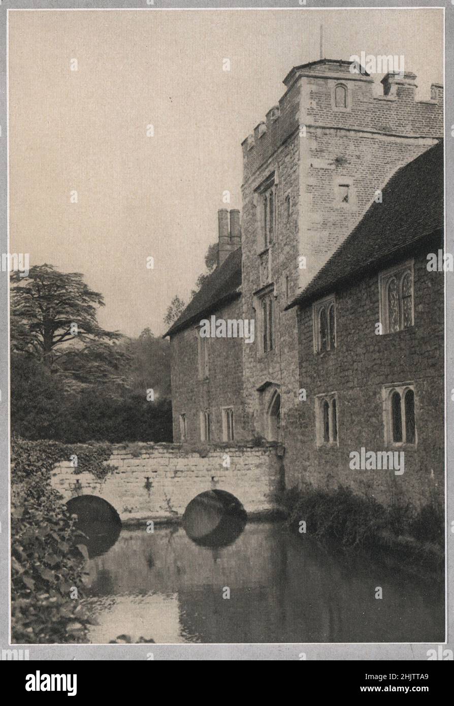 Ightham Mote House. Kent (1913 Stock Photo Alamy