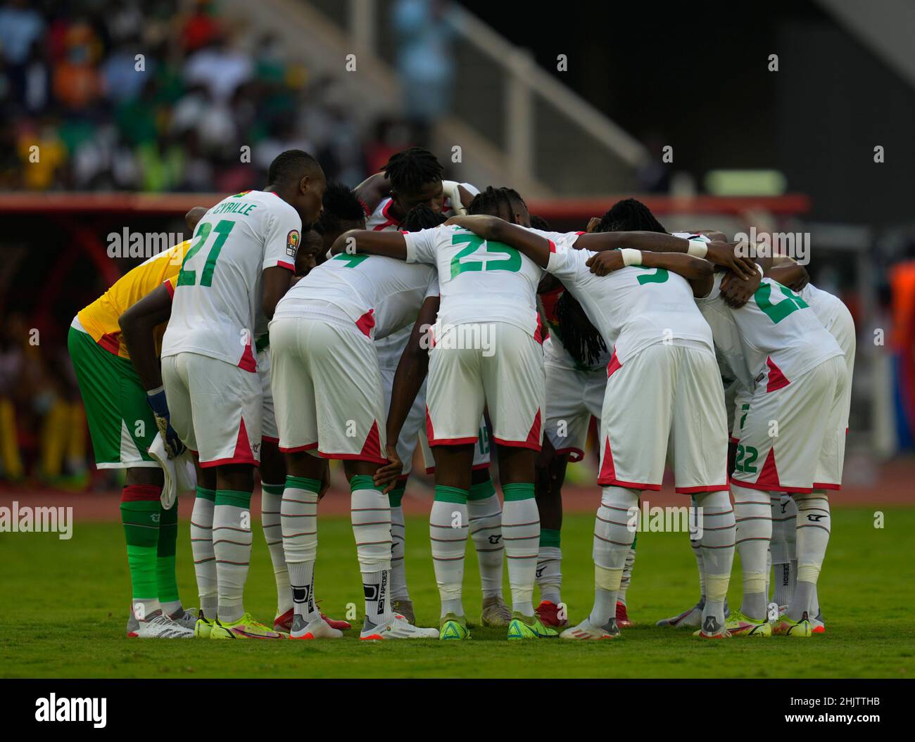 Yaoundé, Cameroon, January, 9, 2022: !! during Cameroon v Burkina Faso- Africa Cup of Nations at Paul Biya Stadium. Kim Price/CSM. Stock Photo