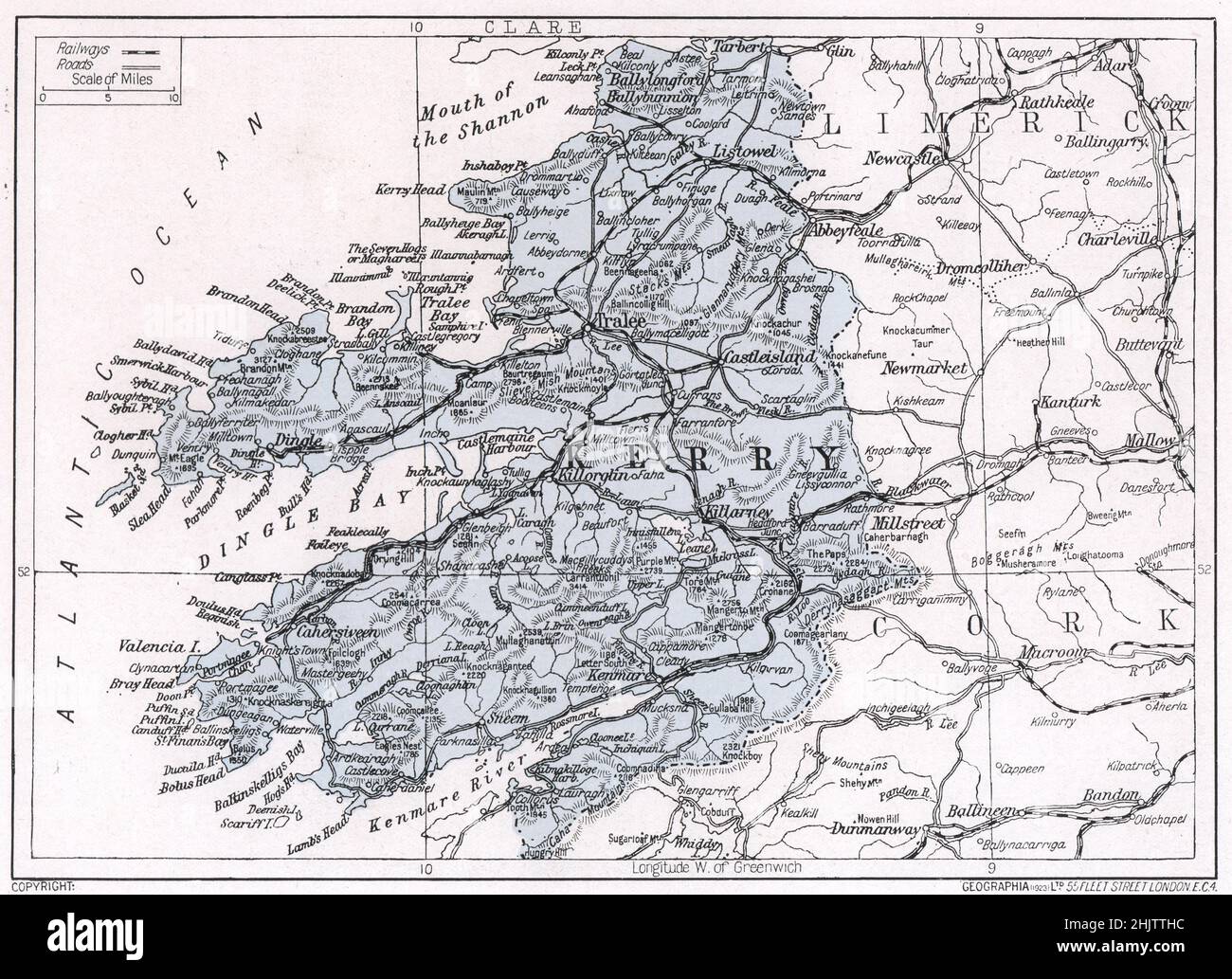 County kerry antique county map hires stock photography and images Alamy