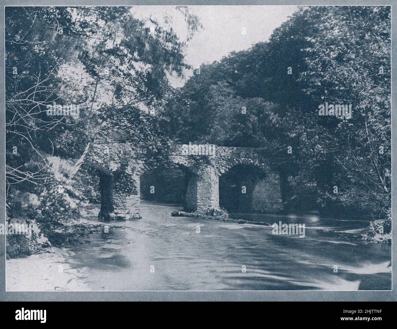 Abbey Bridge, Celbridge. County Kildare (1913 Stock Photo Alamy