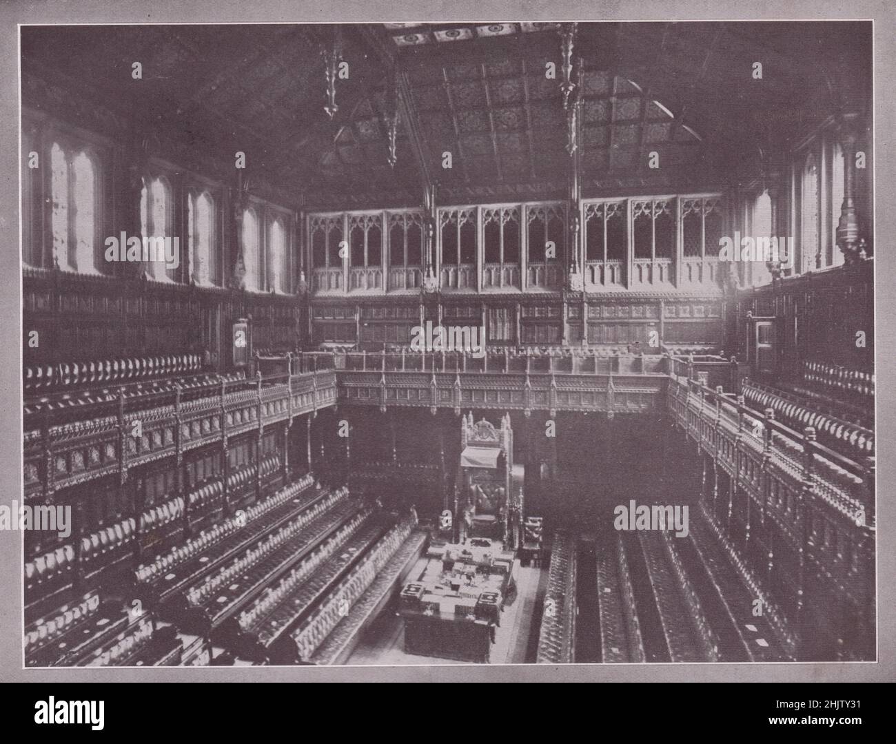 House of Commons. London (1913) Stock Photo