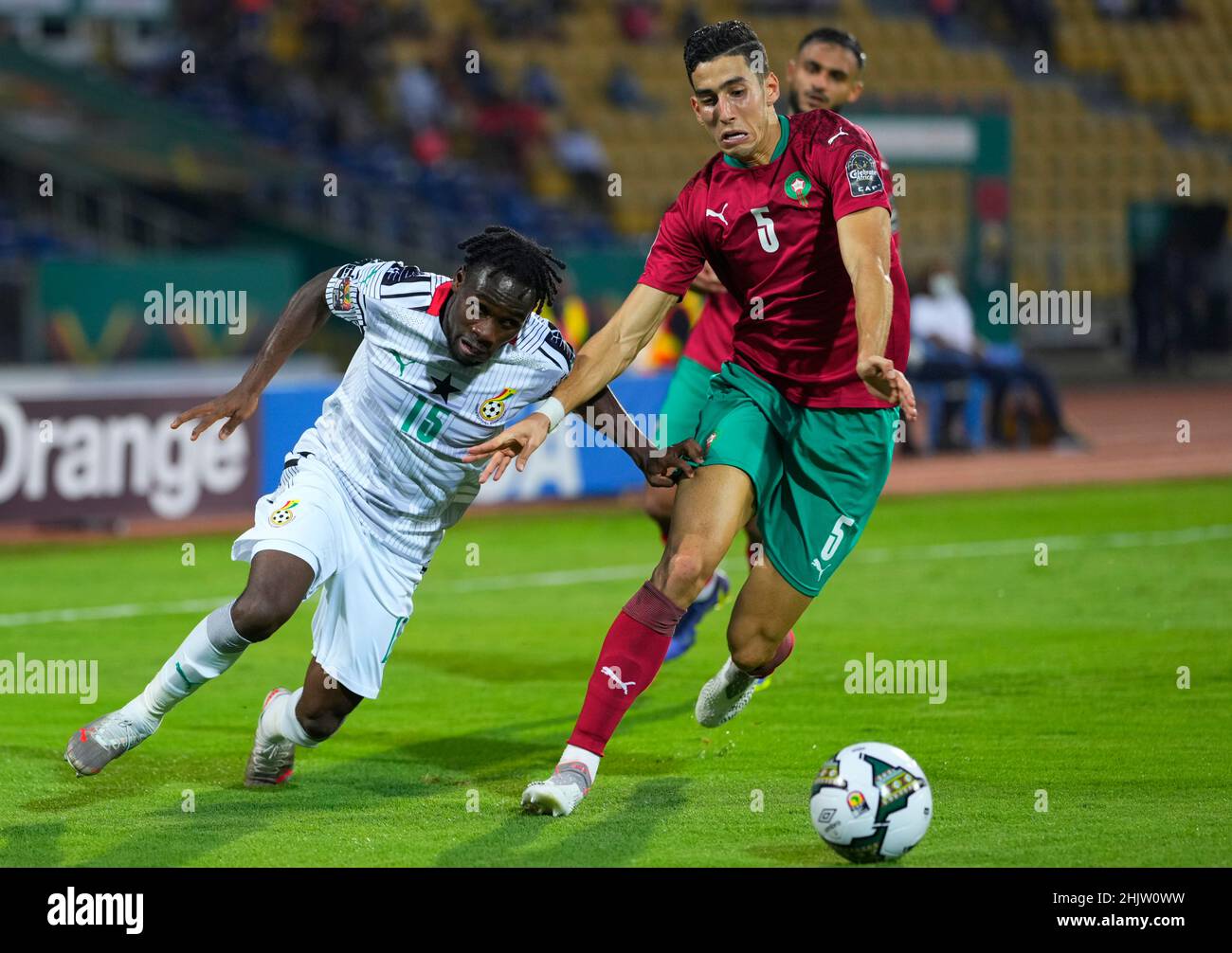 Yaoundé, Cameroon, January, 10, 2022 Joseph Paintsil of Ghana during