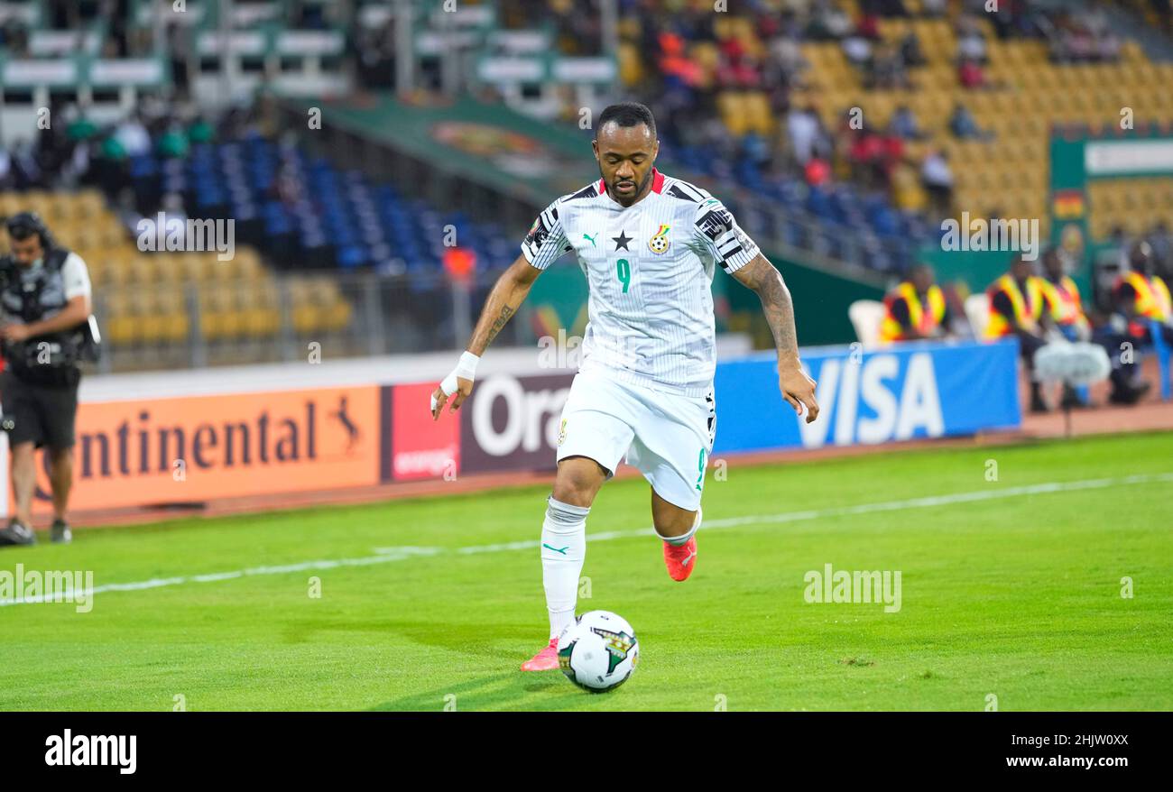 Yaoundé, Cameroon, January, 10, 2022 Jordan Ayew of Ghana during Ghana