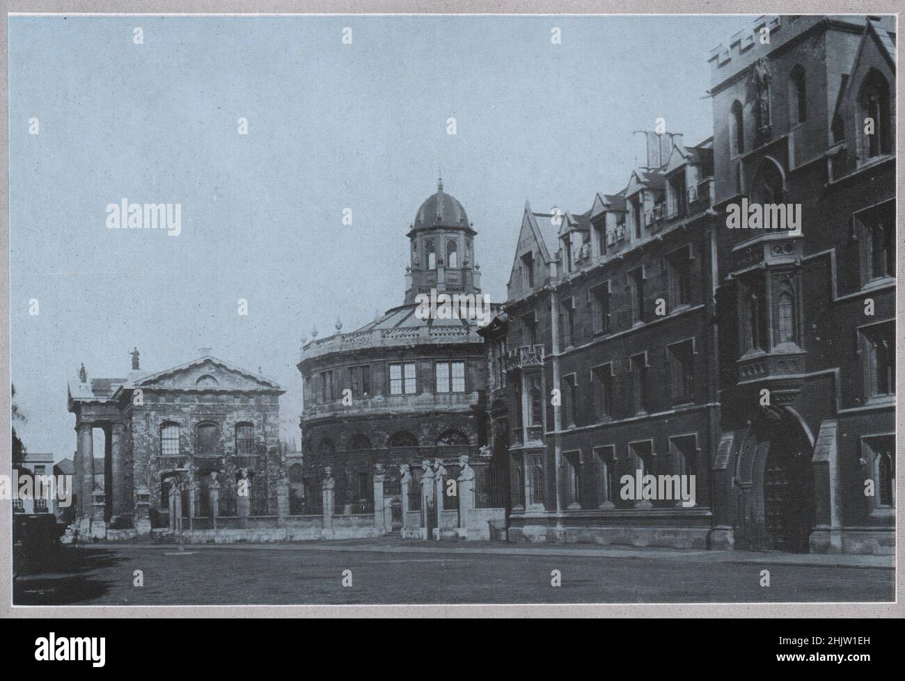 Broad Street, Oxford. Oxfordshire (1913) Stock Photo