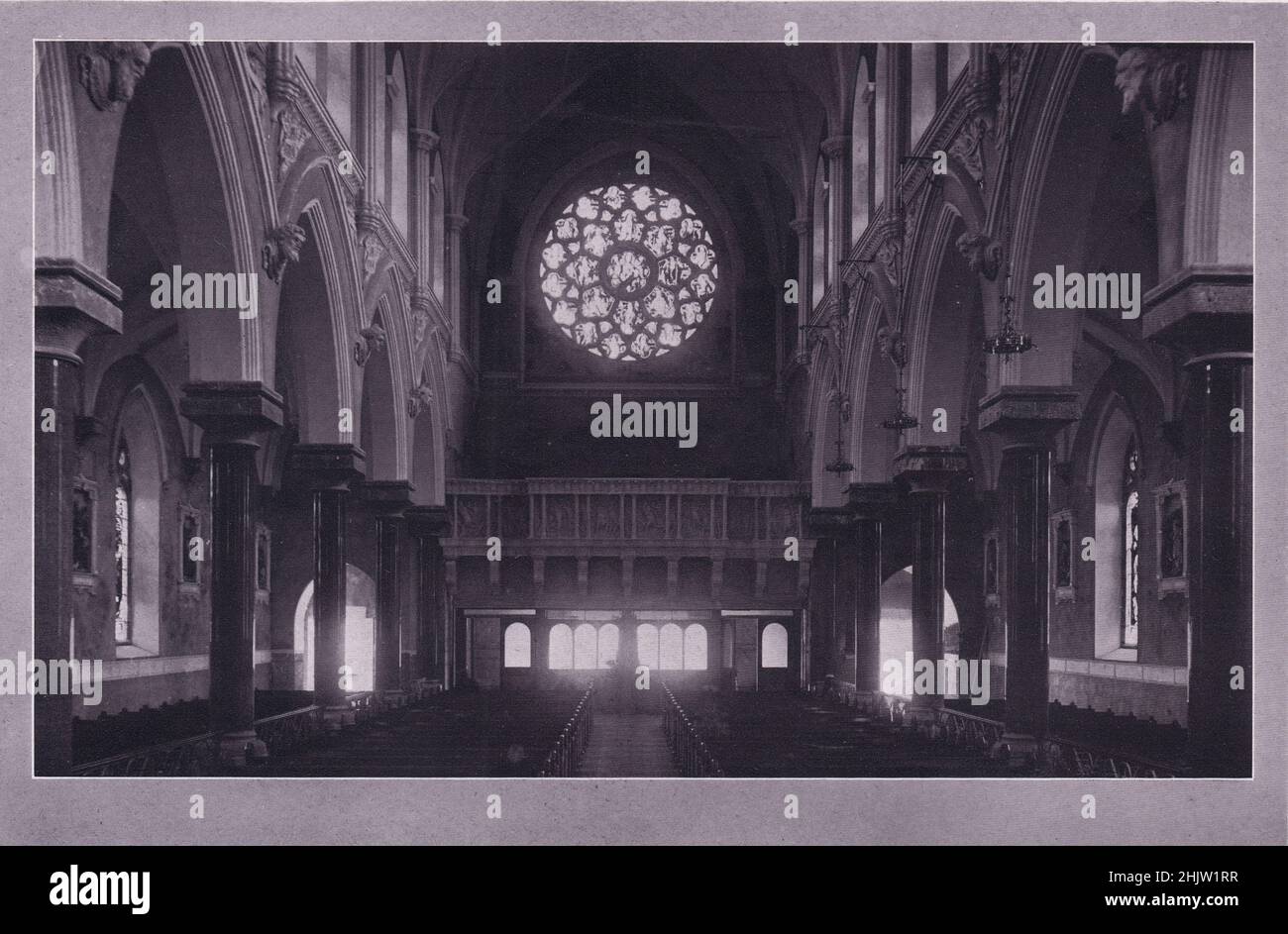 Interior, Roman Catholic Cathedral, Roscommon. County Roscommon (1923) Stock Photo