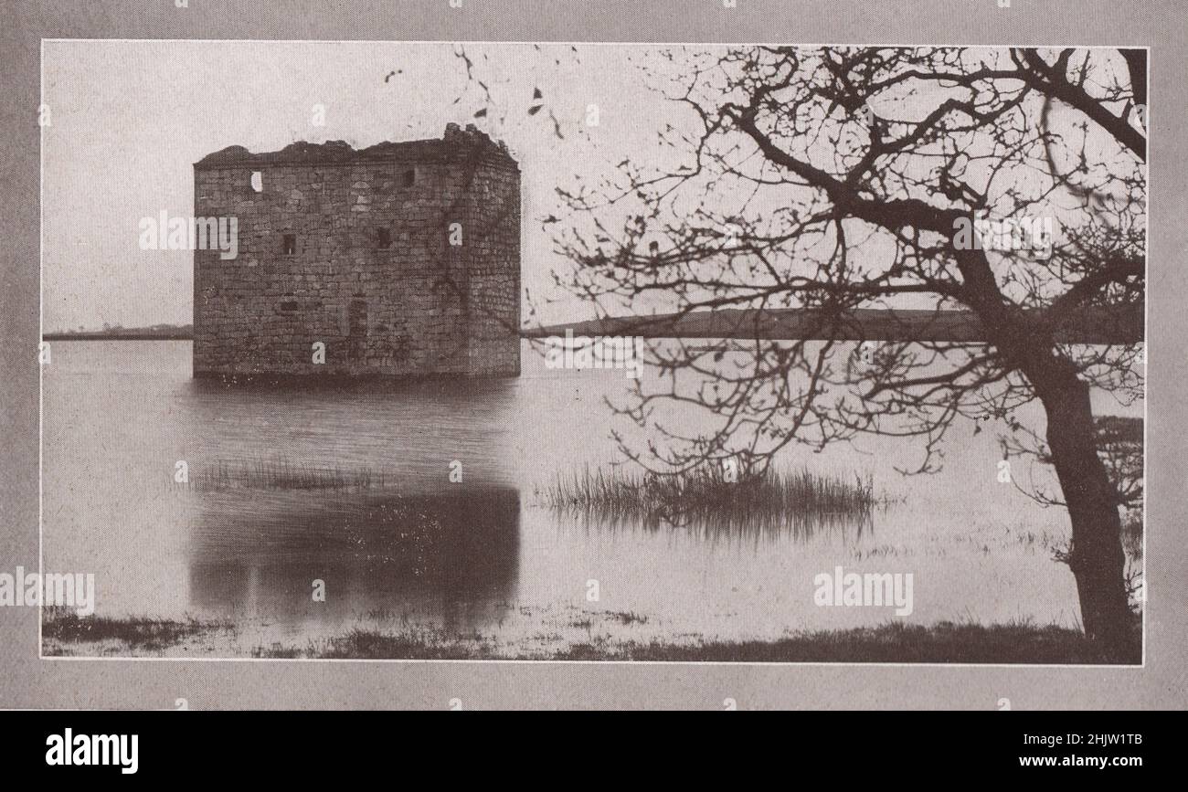 Stanley Castle, near Paisley. Renfrewshire (1923) Stock Photo