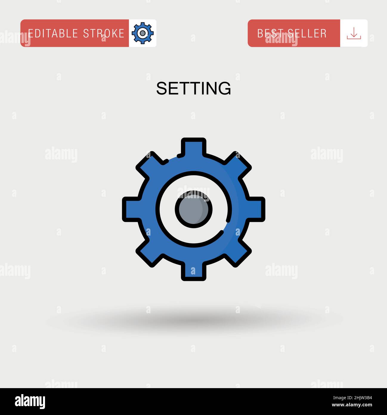 Icon setting Stock Vector Images - Alamy