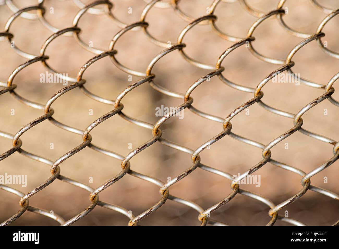 Mesh rabitz , texture of weaving mesh network link. Close up of a fence ...