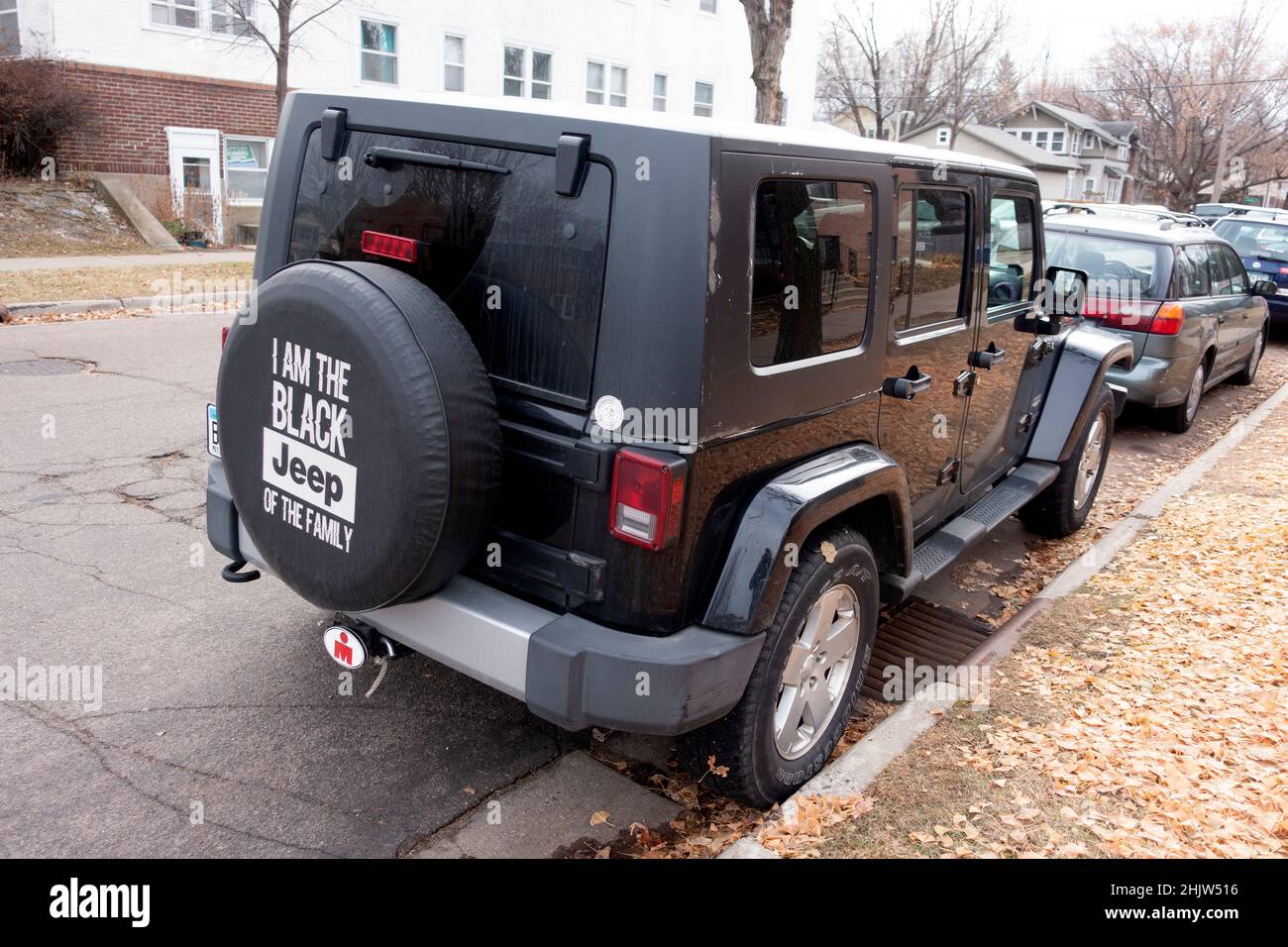 Black Jeep Of The Family Wheel Cover: Style Upgrade