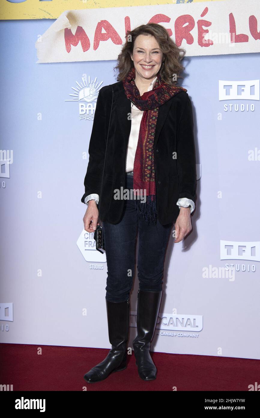 Guest attending the Super Heros Malgre Lui Premiere at the Grand Rex