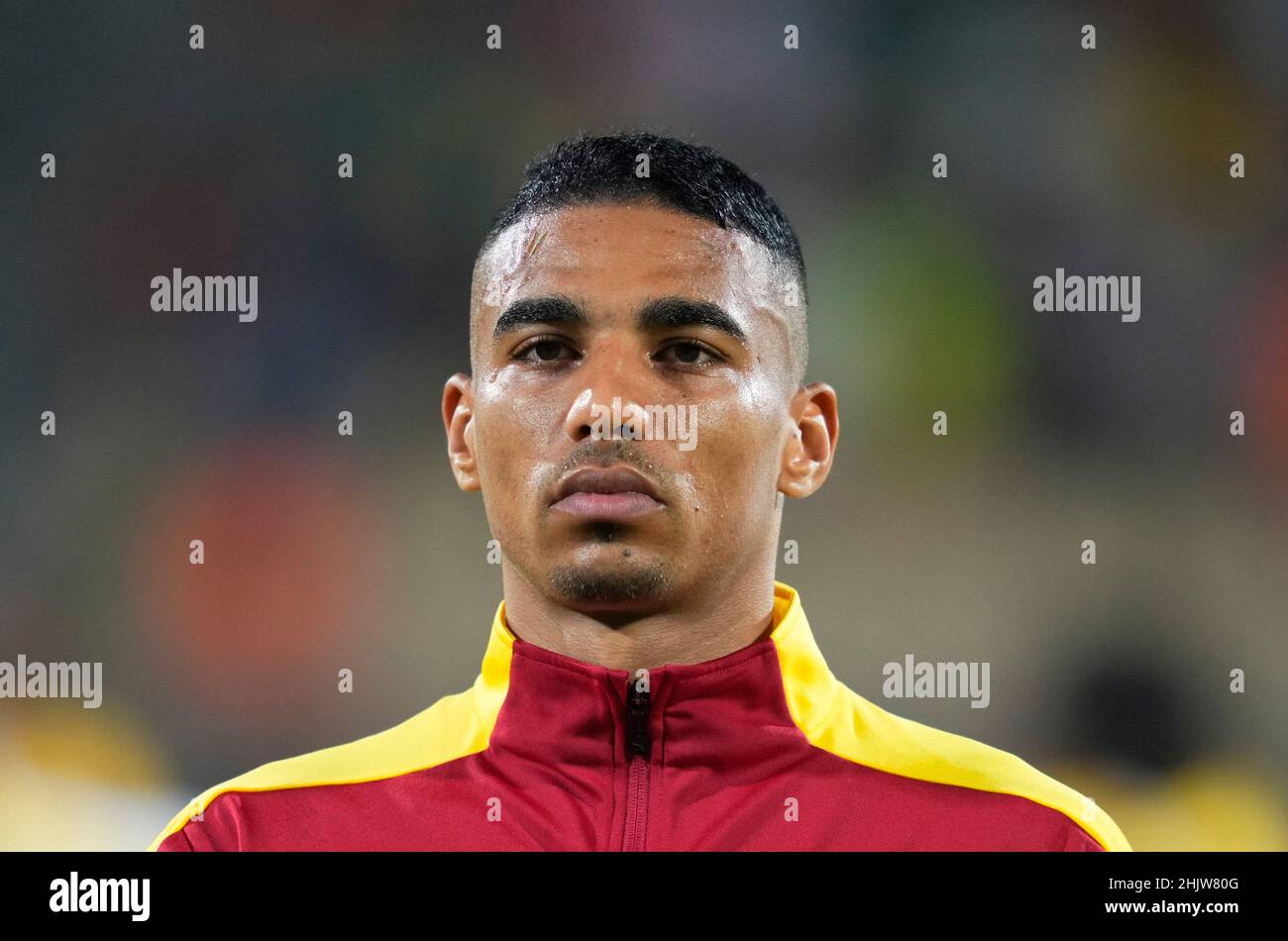 Yaoundé, Cameroon, January, 14, 2022: Alexander Djiku of Ghana during Ghana vs Gabon- Africa Cup of Nations at Ahmadou Ahidjo Stadium. Kim Price/CSM. Stock Photo