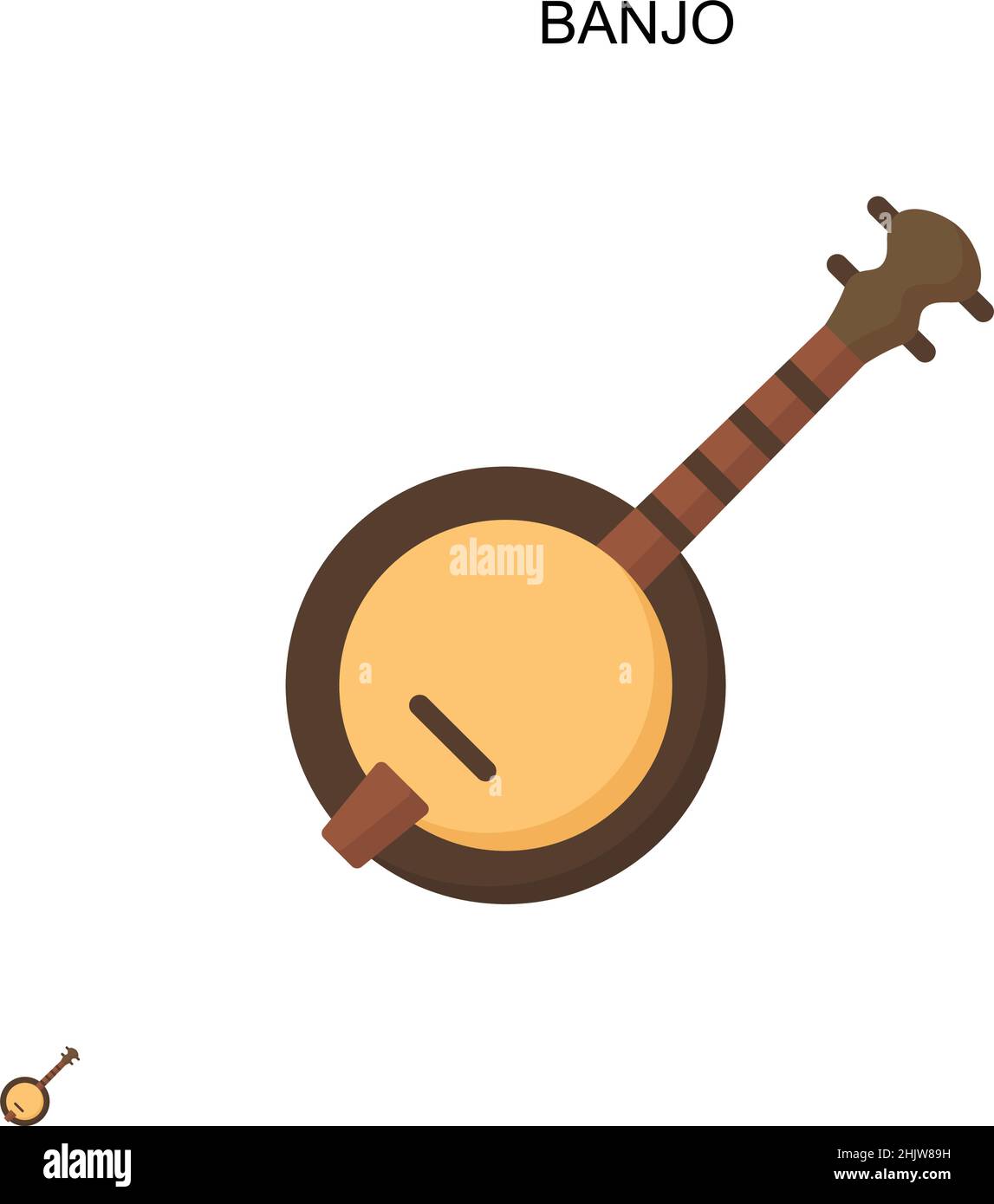 Banjo neck Stock Vector Images - Alamy