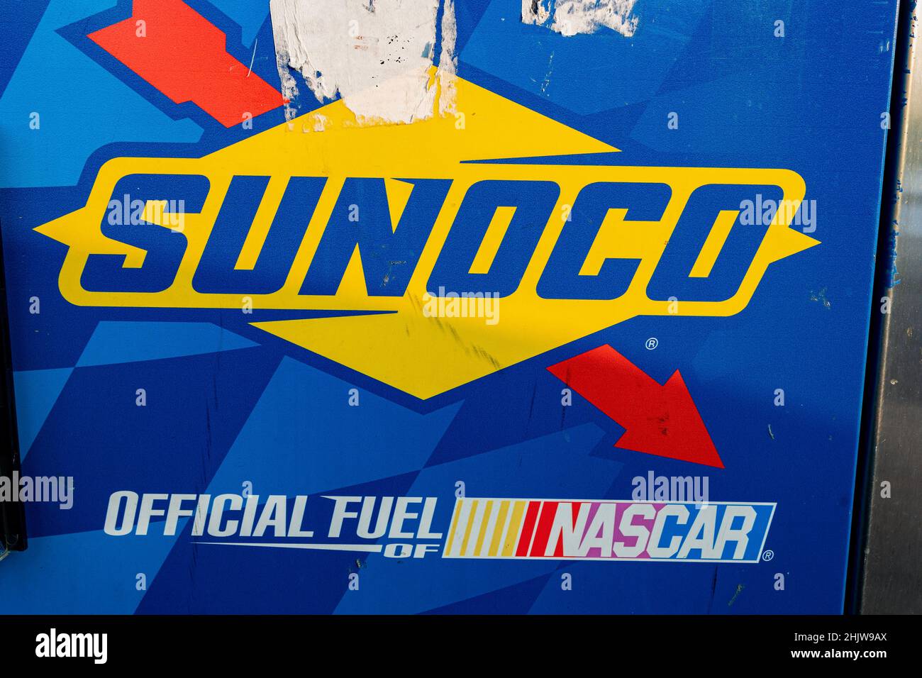 Toledo, United States. 31st Jan, 2022. Sunoco Gas Station seen in