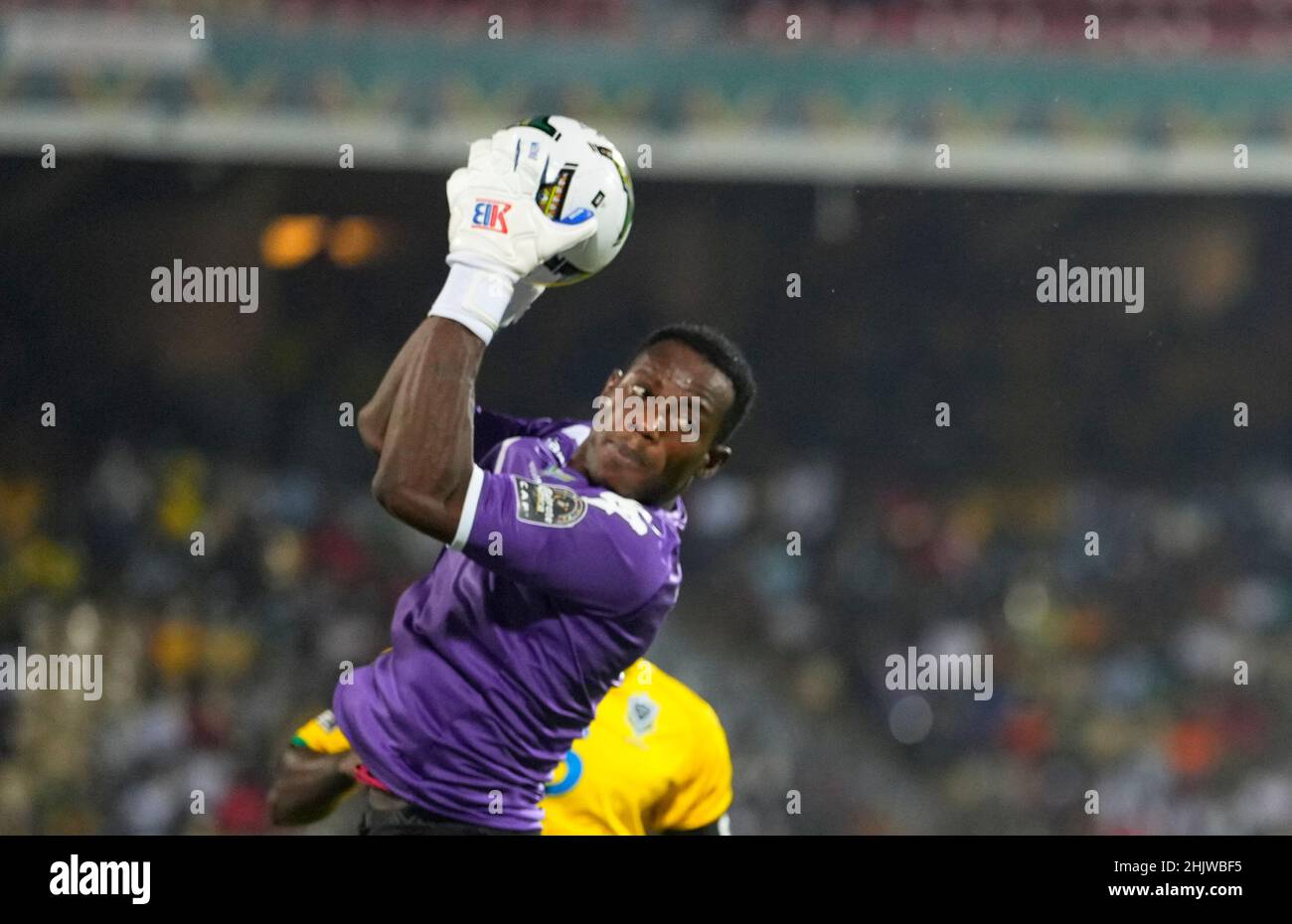 Yaoundé, Cameroon, January, 14, 2022: Jean-NoÃ«l Amonome of Gabon